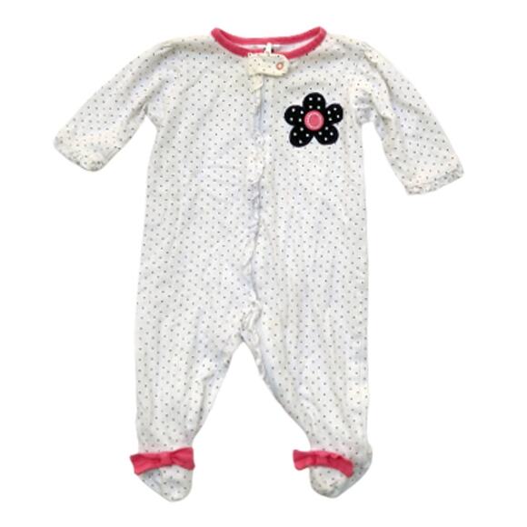 Gerber 1-Piece Girl's Outfit Polka Dot 0-3 mo - Picture 1 of 5